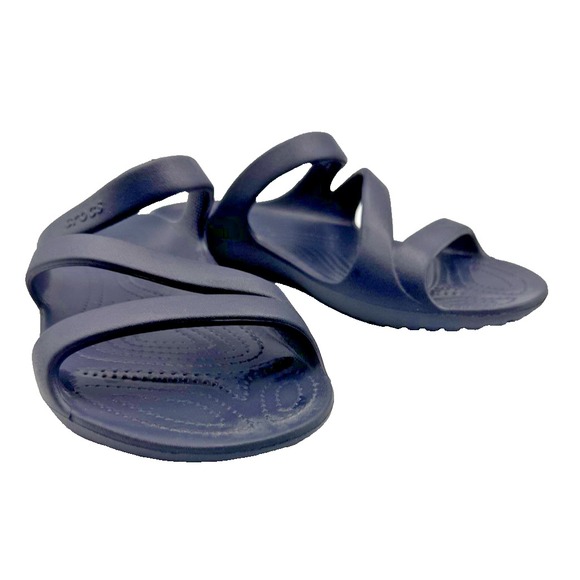 Crocs Womens Size 10 Sandals dark blue - Picture 1 of 5